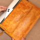 Handmade Butterscotch Crunch Sleeves Pouches Leather Stylish